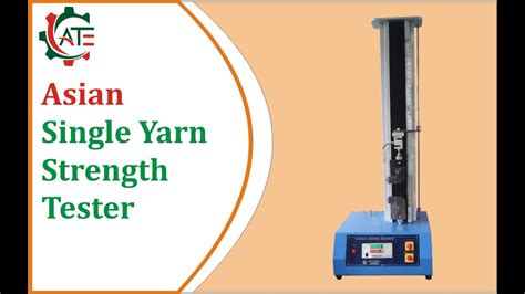 Single Yarn Strength Tester fabrication|yarn strength tester principle.